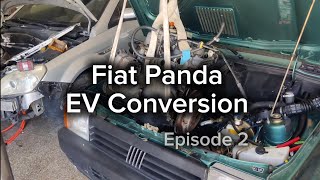 Fiat Panda EV Conversion  Episode 2 [upl. by Ociram]