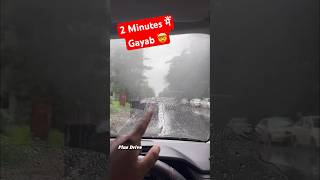 🤯 Sirf 1 minute मैं baarish main glaas se fog gayab rains shorts india [upl. by Ailes234]