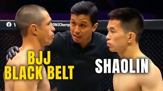 When A BJJ Black Belt amp A Shaolin Monk Meet In MMA 😱 [upl. by Hild]