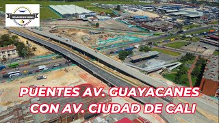 VOLANDO EN DRONE 4K  PUENTE AV GUAYACANES CON AVENIDA CIUDAD DE CALI [upl. by Stav]