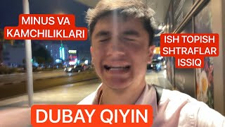 Dubayda ishlash minuslari  qiyinchiliklar  salbiy taraflari [upl. by Barmen]