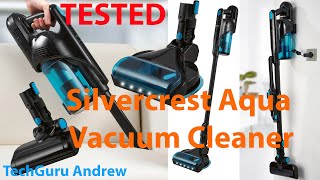 Silvercrest Cordless Cyclone Handheld Vacuum Cleaner Aqua [upl. by Aseiram567]