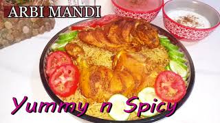 How to make Arabic Mandi by yummy n spicyGulf cuisineMiddle Eastern FoodTraditional Yemeni food [upl. by Daisey488]