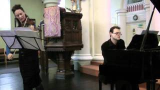 Messiaen Theme et Variations performed by Roxanna Rumney and Dominic John [upl. by Tarabar]