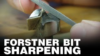 How to sharpen a Forstner Bit  Quick and Easy Tip [upl. by Octavus260]