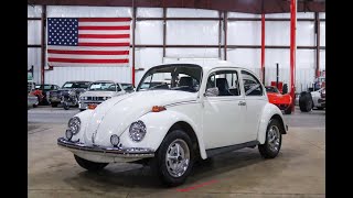 1972 Volkswagen Beetle For Sale  Walk Around Video 68K Miles [upl. by Nnoved]