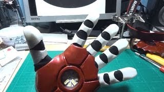 Iron Man Power Suit 32  Glove Testing  James Bruton [upl. by Roche]