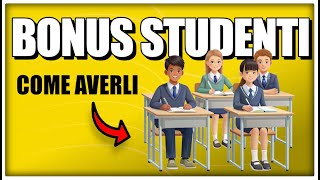 BONUS STUDENTI 8 AIUTI e AGEVOLAZIONI da richiedere nel 2024 per i FIGLI che vanno a SCUOLA [upl. by Eleen]