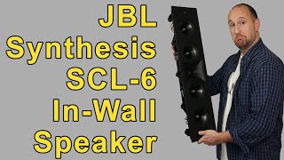 JBL Synthesis SCL6 InWall Speaker Review A Home Theater inwall I can live with [upl. by Enirehs]