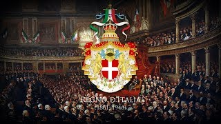 Kingdom of Italy 1861–1946 National Anthem quotMarcia Reale dOrdinanzaquot Remake [upl. by Thenna]