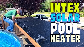 Heating Water With Latest Solar Water Heater  Intex Solar Pool Heater Review 2023 [upl. by Raina]