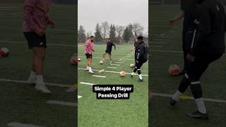 SIMPLE PASSING WARMUP WITH MLS PRO PLAYERS [upl. by Taam146]