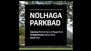 Nolhaga Parkbad renoveras och byggs om [upl. by Airreis]