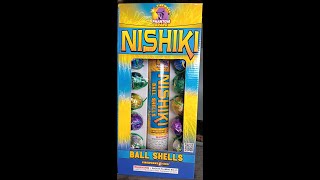 NISHIKI BALL SHELLS BY PHANTOM BRAND FIREWORKS 6 SHOTS BALL SHELLS [upl. by Bac]