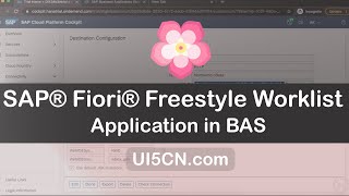 Creating a SAP® Fiori Freestyle Worklist Application in BAS with Northwind Destination amp Preview App [upl. by Schatz]