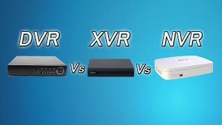 What is Difference between DVR XVR and NVR and How to Use them [upl. by Freda]