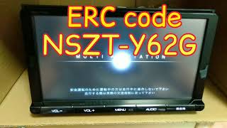 РАЗБЛОКИРОВКА НАВИГАТОРА TOYOTA NSZTY62G ПО ERC CODE UNLOCKING NSZTY62G BY ERC CODE [upl. by Orton]