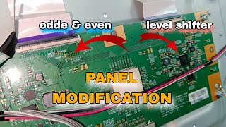 PANEL MODIFICATION SONY 43 TV FREEZING DISPLAY PROBLEM [upl. by Naples267]