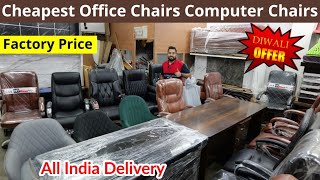 Cheapest Office Chairs amp Table  Best Office Furnitures  Computer Chair Gaming Chair Boss Chair [upl. by Nauht]