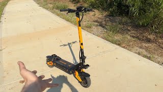 40 MPH SCOOTER Around 1000 AND SAFE Ausom Gallop Electric Scooter REVIEW  Riding [upl. by Ratha]