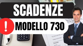 Scadenze Modello 730 e dichiarazione dei redditi tutte le date importanti 2024 [upl. by Edrei]