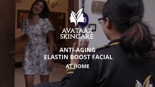 Elastin Boost Facial at home reverses signs of aging tightens skin smooths wrinkles amp fine lines [upl. by Zorana]