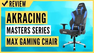 AKRacing Masters Series Max Gaming Chair with Wide Flat Seat Review [upl. by Aztinad]