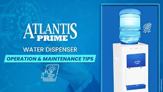 Easy Water Dispenser Maintenance Tips English  Atlantis Prime Water Dispenser [upl. by Joelle]