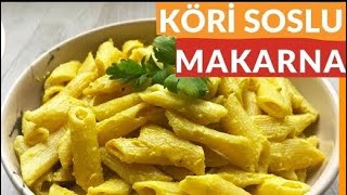 Köri Soslu Makarna Tarifi  Kremalı Köri Soslu Makarna Nasıl Yapılır  Körili Makarna [upl. by Clarkson857]