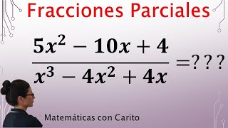 Fracciones Parciales  Ejemplo [upl. by Goles]