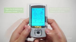 NURSAL 24 Modes TENS Unit Muscle Stimulator with Continuous Stimulation [upl. by Milton]