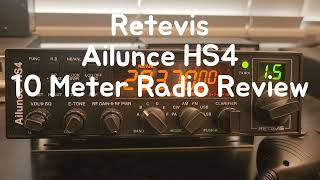 Retevis Ailunce HS4 10 Meter Radio Review [upl. by Illa]