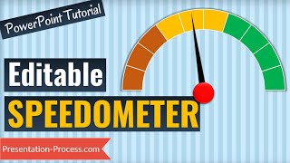 How to Create STUNNING Speedometer Chart Template in PowerPoint [upl. by Attezi]