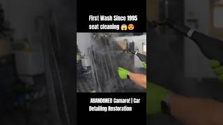 ABANDONED Camaro Seat cleaning Car Detailing Restorationshorts [upl. by Yaffit35]