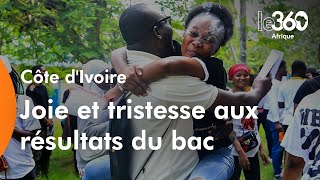 Côte d’Ivoire  joie et tristesse lors de la proclamation des résultats du bac [upl. by Yezdnil755]