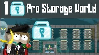 Growtopia  Building 1Dls Storage World [upl. by Yatnahc424]