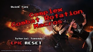 FFXiV ARR  Tutorial  Combat combo button simplification Tutorial Tuesday [upl. by Aetnuahs]