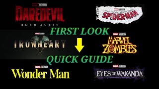 Quick Guide To Marvels 6 Disney Series Coming In 2025 Trailer [upl. by Lewiss914]