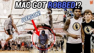 Mac McClung Goes BETWEEN THE LEGS In ALLEN IVERSON JERSEY Insane Dunk Contest With Kevin Porter 😵 [upl. by Boatwright]