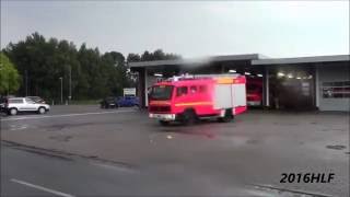 Löschfahrzeug LF 86 Freiwillige Feuerwehr Halstenbek Wachausfahrt [upl. by Falkner925]