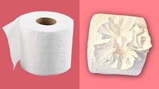 ⚡ How to make Easy Toilet Paper Flower [upl. by Punak171]