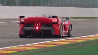 30 Million Ferrari FXX K  INSANE V12 EXHAUST SOUNDS [upl. by Kreiker99]