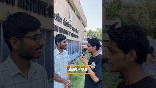 Why this JEE Advance AIR 93 chose IIT Delhi over IIT Bombay iitjee jeemains  JEE Advance 2024 [upl. by Block]