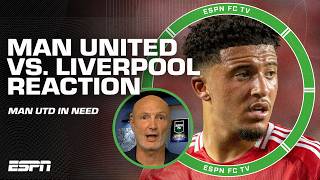 Would Man United THRIVE with a REAL No 9 🤔 Man United vs Liverpool REACTION  ESPN FC [upl. by Aicemak]