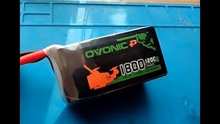 Аккумулятор для FPV дрона quotOVONIC Pquot 4S 1800mah 120C [upl. by Uriah]