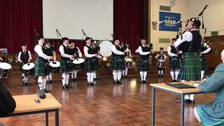 RSPBA  Full Band Competition Saturday 20th April 2019  Gordon Schools Huntly [upl. by Nohsram]