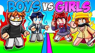 BOYS vs GIRLS in DANDADAN BATTLEGROUNDS [upl. by Colligan600]