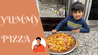 Divish making Pizza  Molinaros Pizza  Gluten free Pizza Cauliflower Pizza making kit [upl. by Arbmahs]