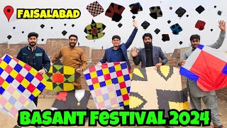 Faisalabad Basant 2024 🔥  Unbelievable Fun 😱  Basant Kite Vlogs [upl. by Stempien945]