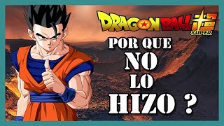 ¿Porque Gohan No Se TRANSFORMA EN SUPER SAYAYIN En El Torneo Del Poder  Estado Mistico [upl. by Jack322]